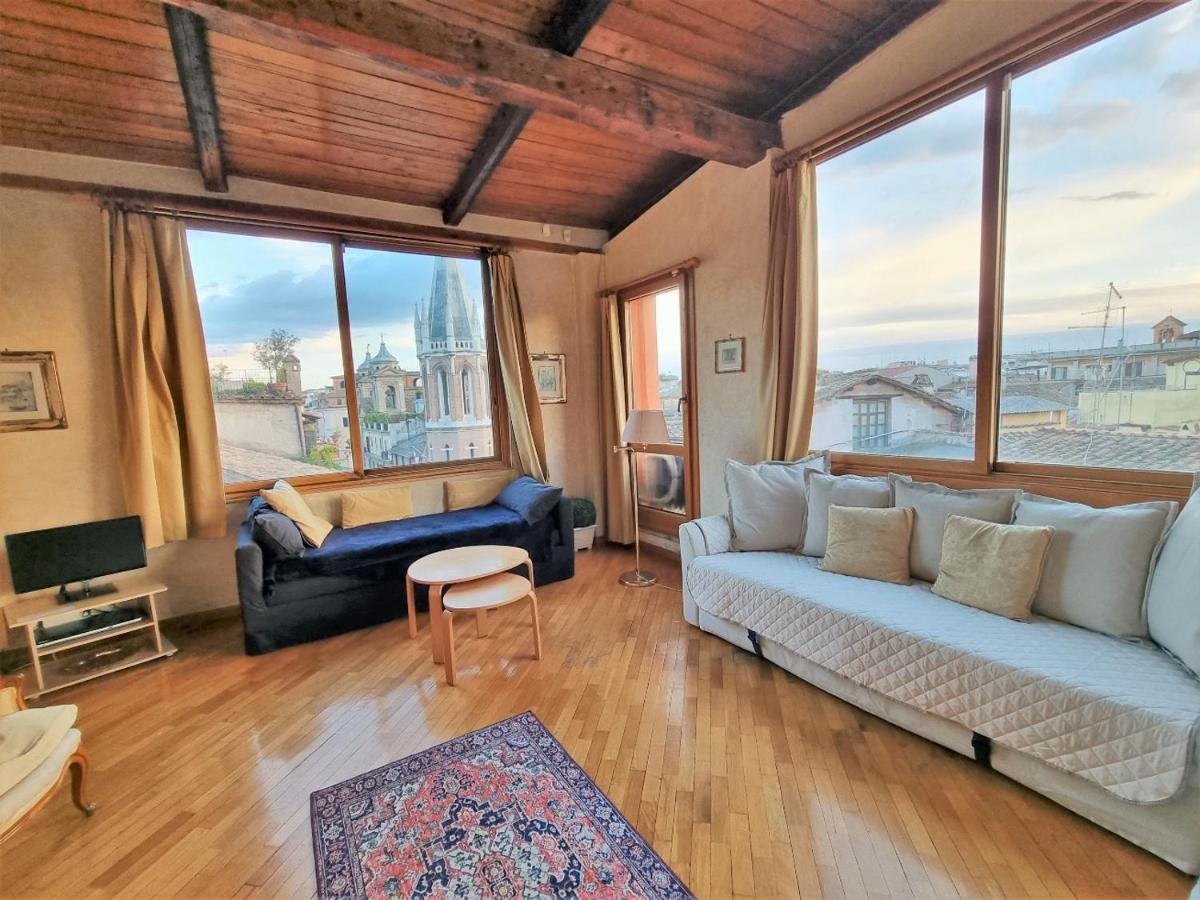 Amazing Panoramic Artist'S Loft Spanish Steps Рим Екстериор снимка